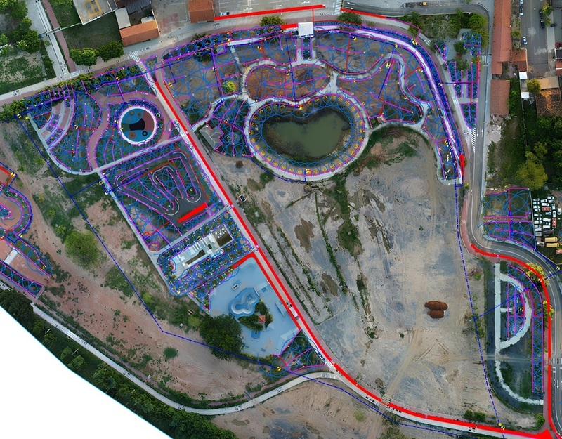Plano del sistema de riego en la ENG. GERALDO ROCHA sistema de riego