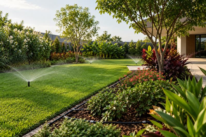 Riego paisajístico: eficiencia sin comprometer el jardín