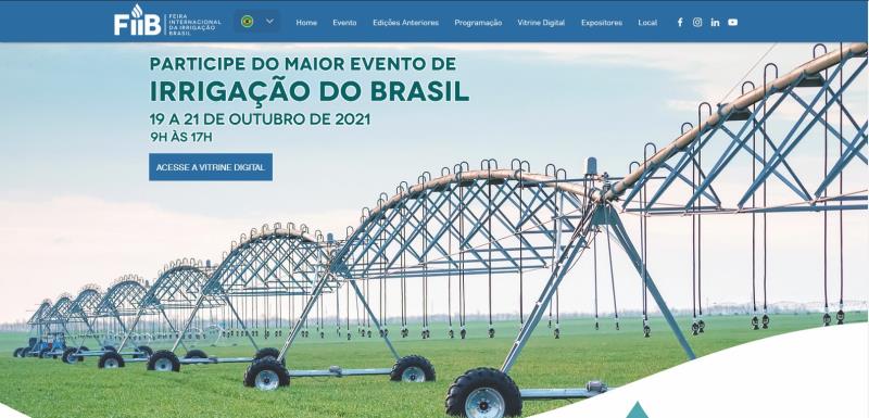 Conozca las fechas nuevas de la Feria Internacional de Riego en Brasil - FiiB 2021