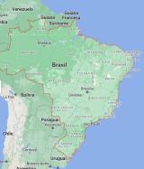 mapa de Brasil tomado de Google Maps