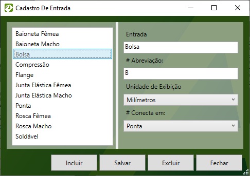 Tipos de conexiones en HydroMANAGER