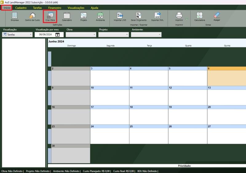 LandMANAGER 2022: Registro de Obra