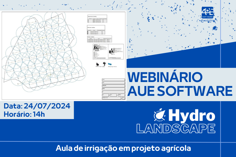 Webnário de AuE Software: Lección de riego HydroLANDSCAPE en terreno agrícola