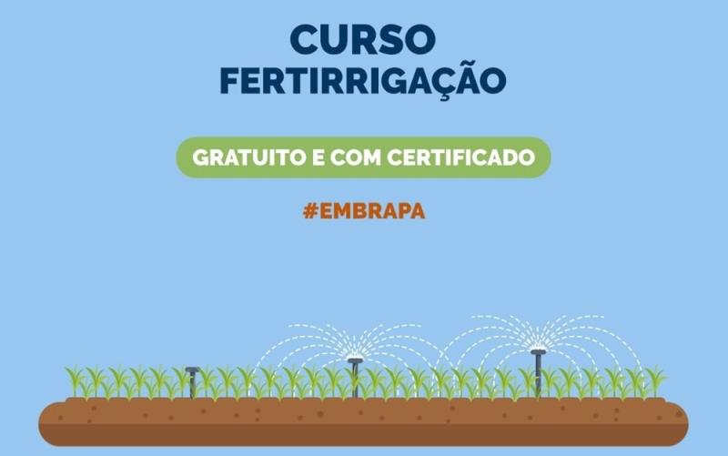 Curso de fertirrigación en línea de Embrapa