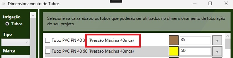 Unidad límite de presión máxima de la tubería