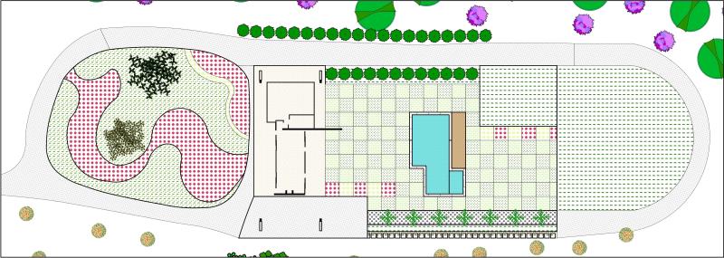 Plano ampliado del Jardín Burle Marx