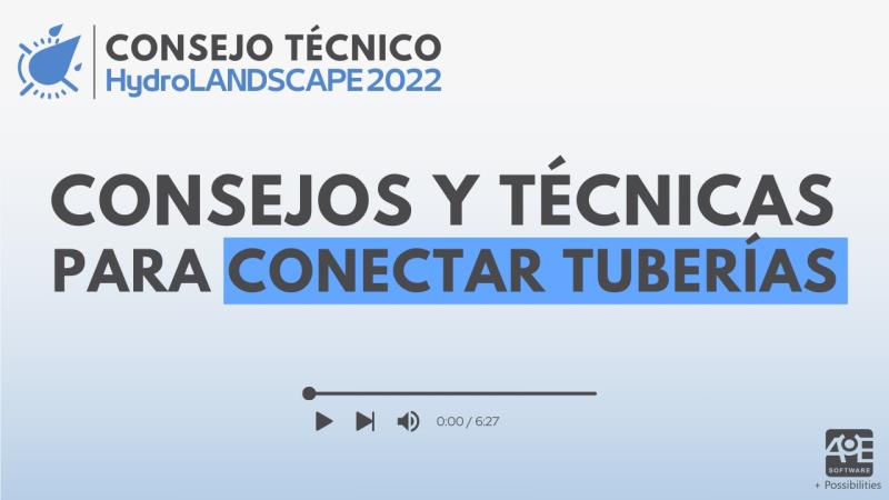 HydroLANDSCAPE 2022: Consejos y técnicas para conectar tuberías