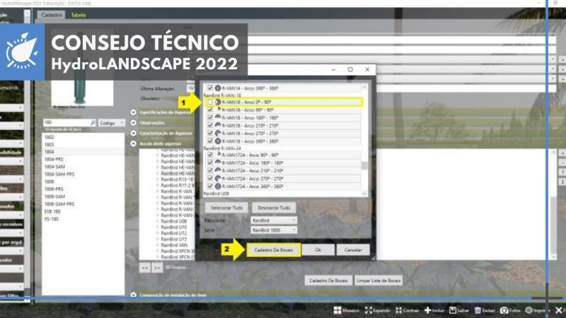 HydroLANDSCAPE 2022: Cómo crear una opción de ángulo ajustable para boquillas
