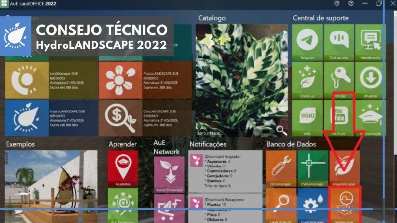 HydroLANDSCAPE 2022: Registro de los detalles del equipo en DetManager