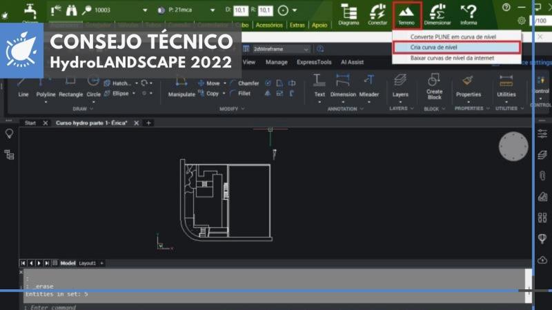 HydroLANDSCAPE 2022: Cómo crear curvas de nivel