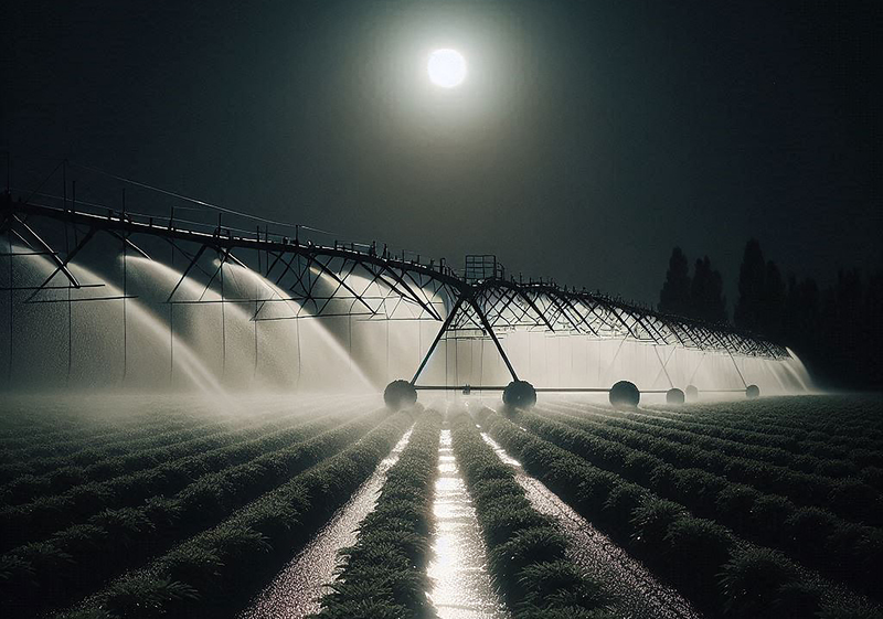 Riego nocturno Riego nocturno