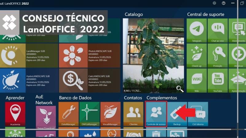 LandOFFICE 2022: Paso a paso para utilizar el control de acceso