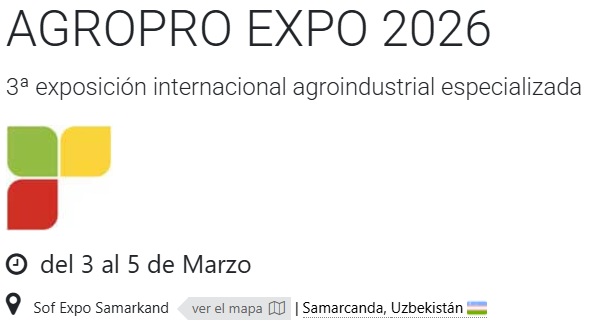 AGROPRO EXPO 2026: ingeniería agrícola, riego y tecnología aplicada a la producción