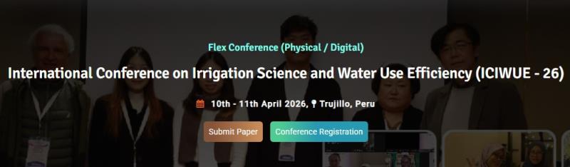 ICIWUE-26 debate ciencia de irrigación y eficiencia hídrica en Perú