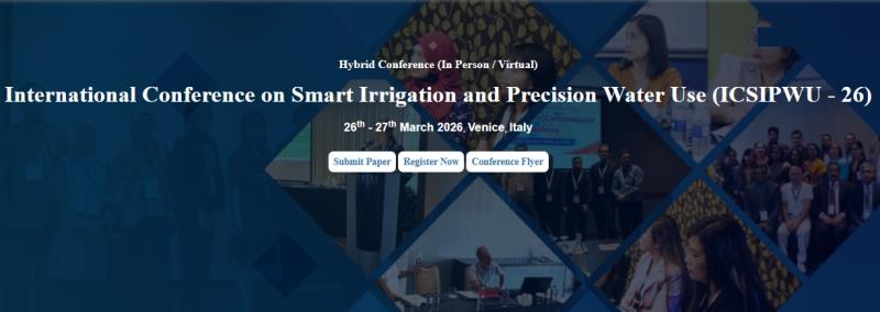 Conferencia internacional discute irrigación inteligente en Venecia
