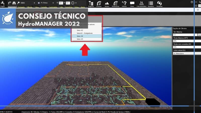 HydroLANDSCAPE 2022: Cómo visualizar los aspersores en funcionamiento y exportar las imágenes
