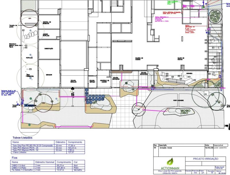 Proyecto del irrigador Lucas Lazzarotto. Imagen cedida por el proyectista