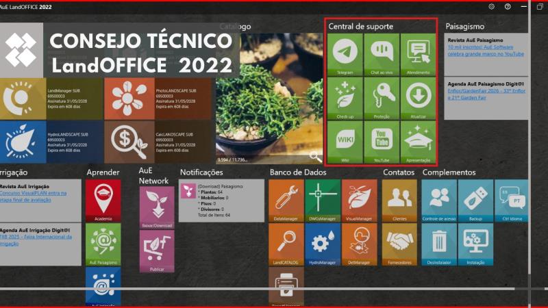 LandOFFICE 2022: Cómo acceder al soporte técnico a través del software o del sitio web