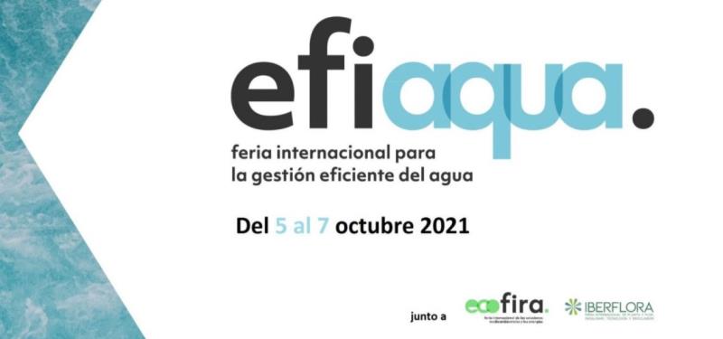 Feria internacional para la gestión eficiente del agua 2021 (Efiaqua) en Valencia, España
