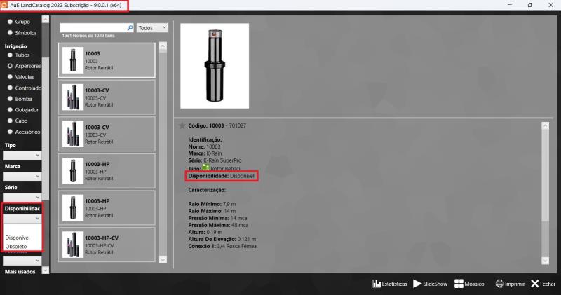  Pantalla de LandCATALOG.